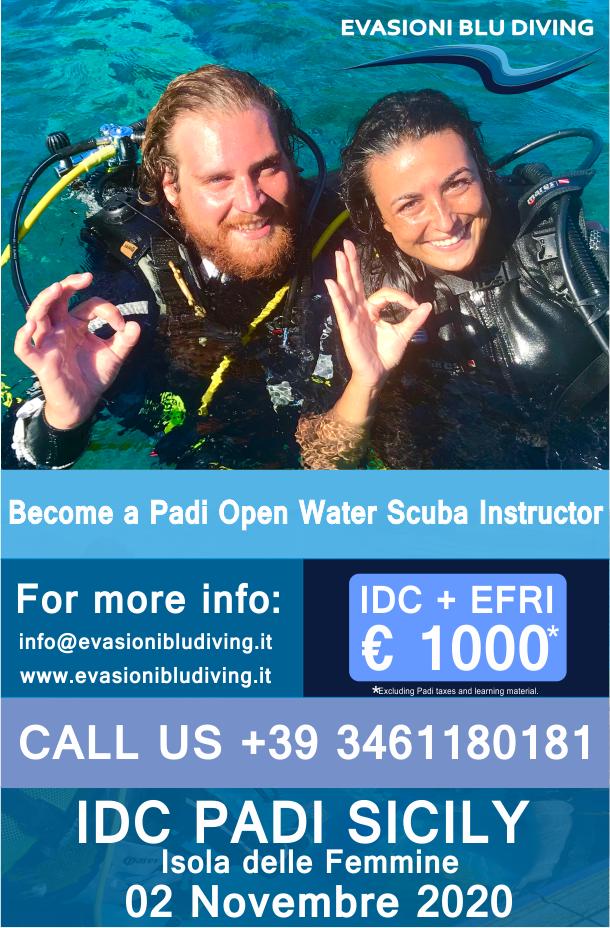 padi open water scuba instructor